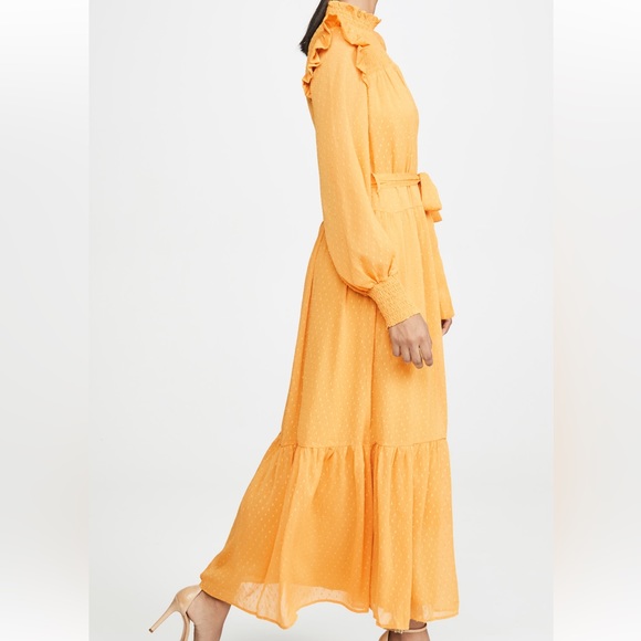 English Factory Swiss Dot Smocked Maxi Dress - Picture 3 of 4